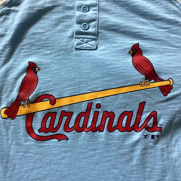 St Louis Cardinals 2XL fanatics brand T-shirt Style Jersey Button up. - Picture 1 of 6